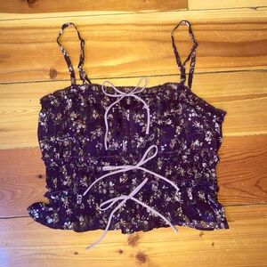 Floral Purple Women's Top